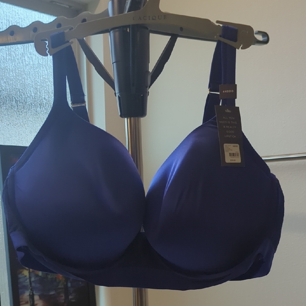 Cacique Cobalt Blue Push Up Bra